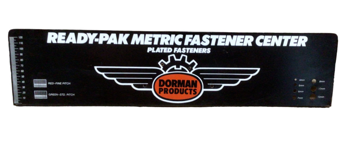 Dorman Automotive Metric Fastener Hardware Store Counter Display Rack Sign 913A