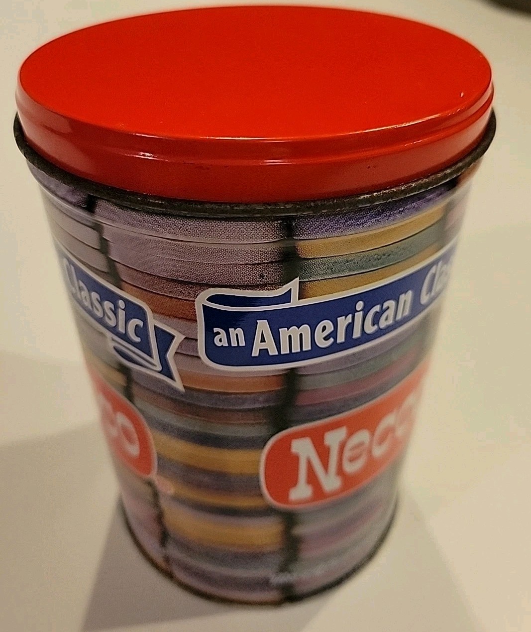 Necco Wafer Candy Tin Empty