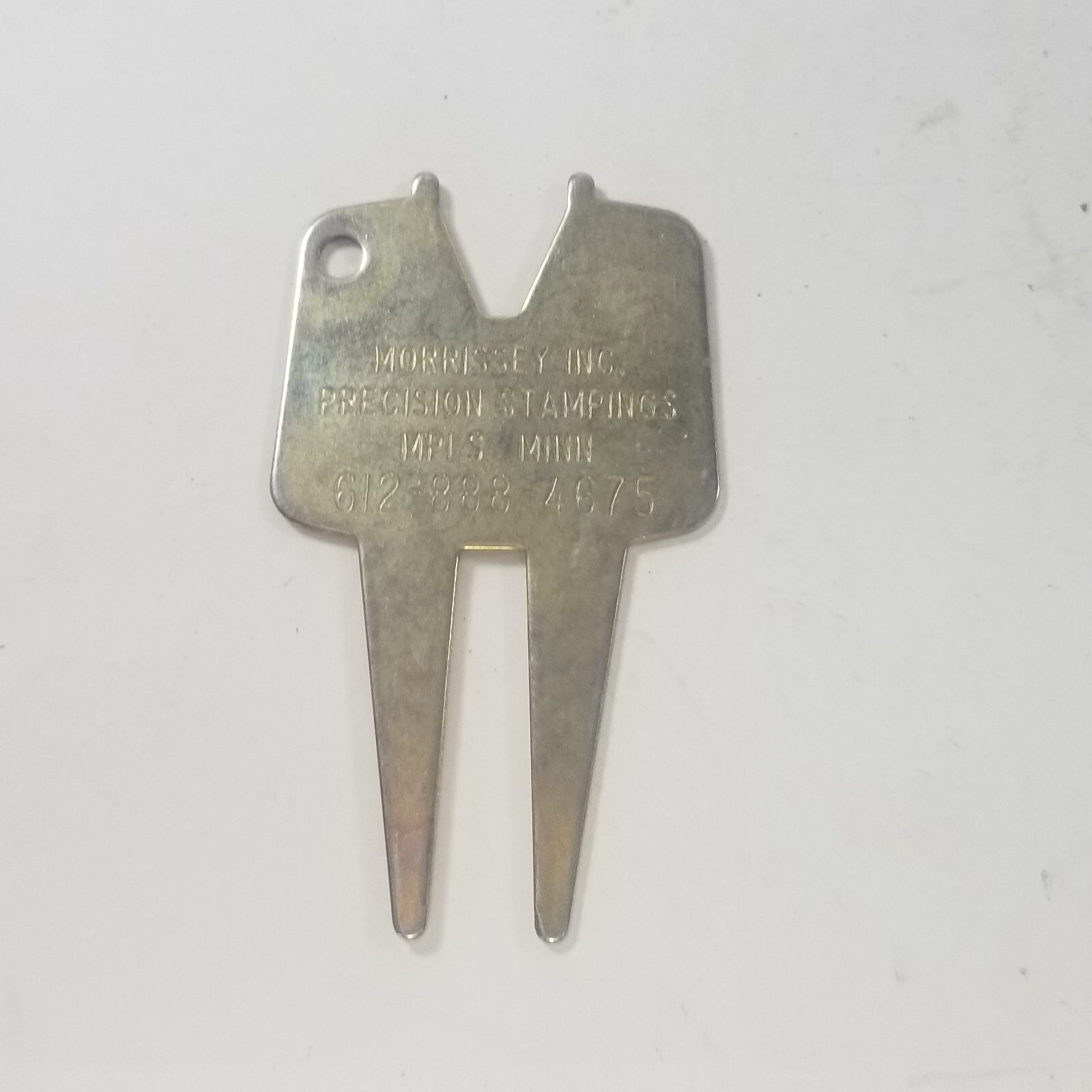 MORRISSEY INC. Precision Stampings Golf Divot Tool.