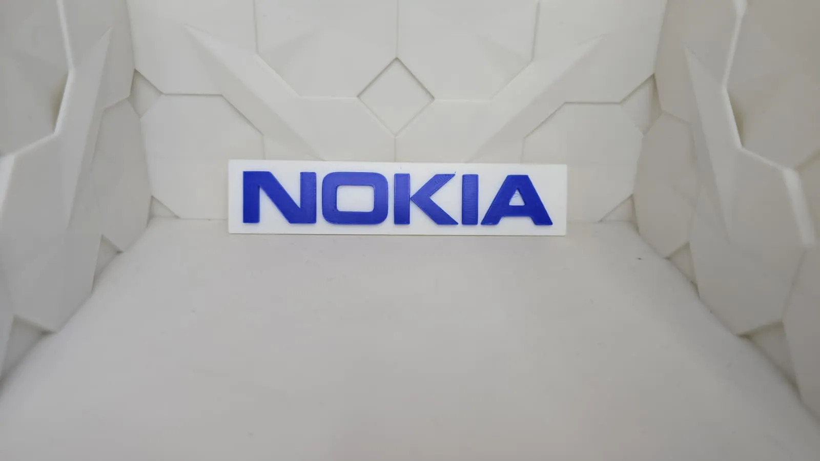 Nokia Advertising Sign 3D Logo Emblem Plastic Store Display Blue White