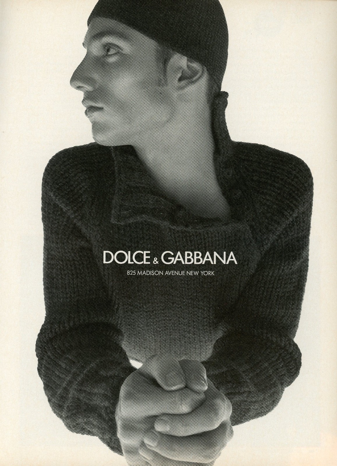 DOLCE & GABBANA magazine AD 408 OOP 1998 MALE MODEL