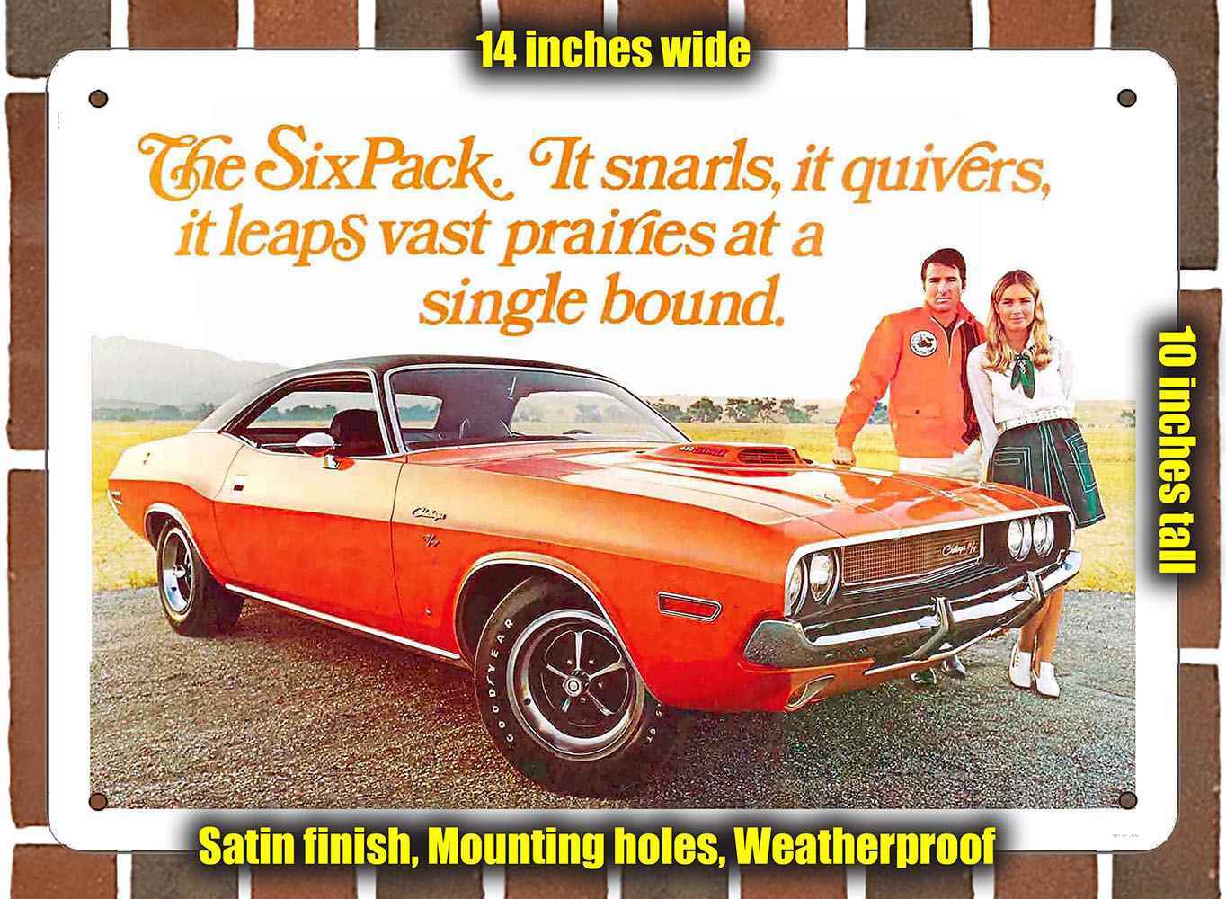 Metal Sign – 1970 Dodge Challenger R/T- 10×14 inches