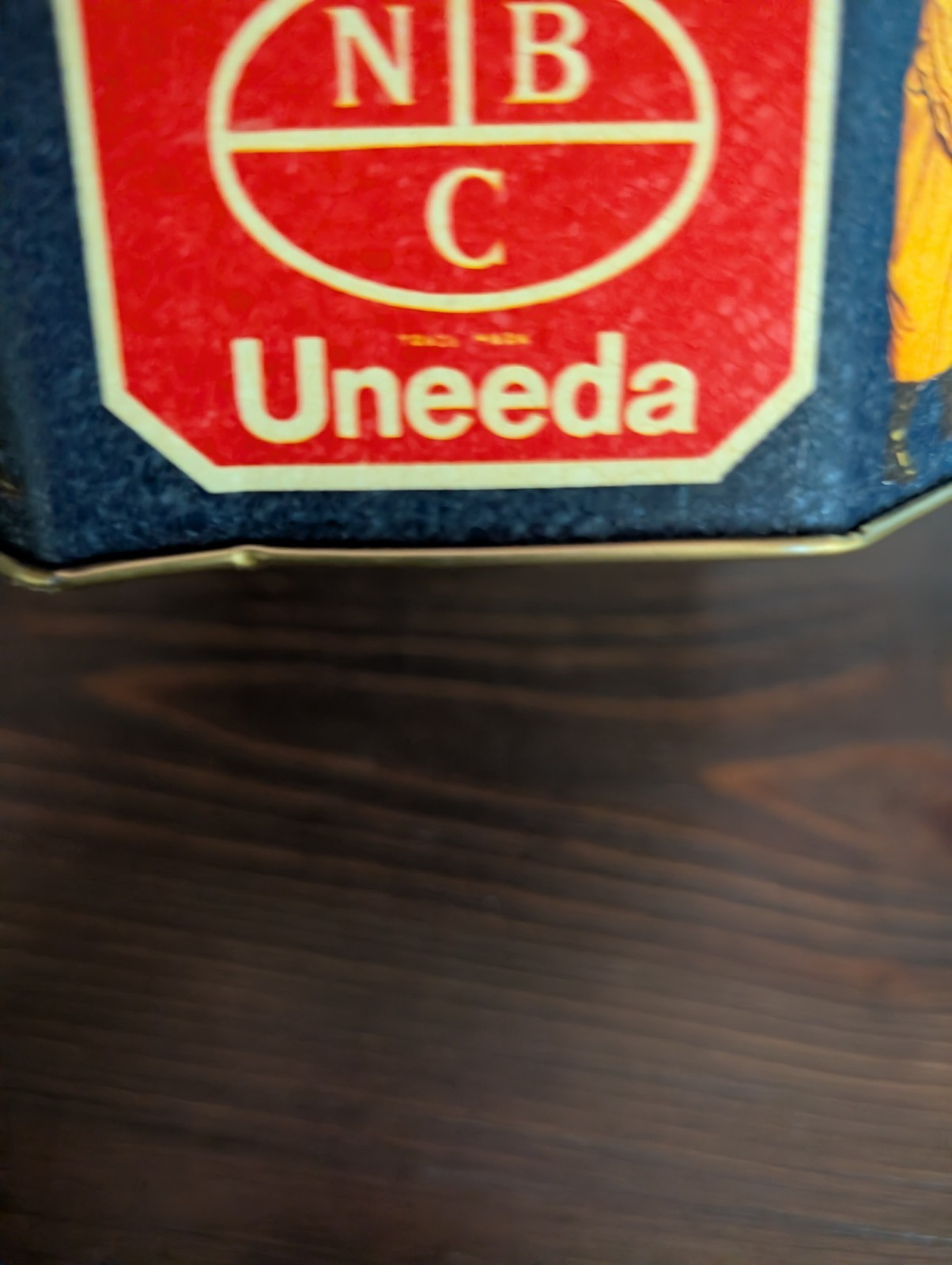Uneeda Biscuit Tin Bristol Ware 5 Cent Nabisco Biscuit Company