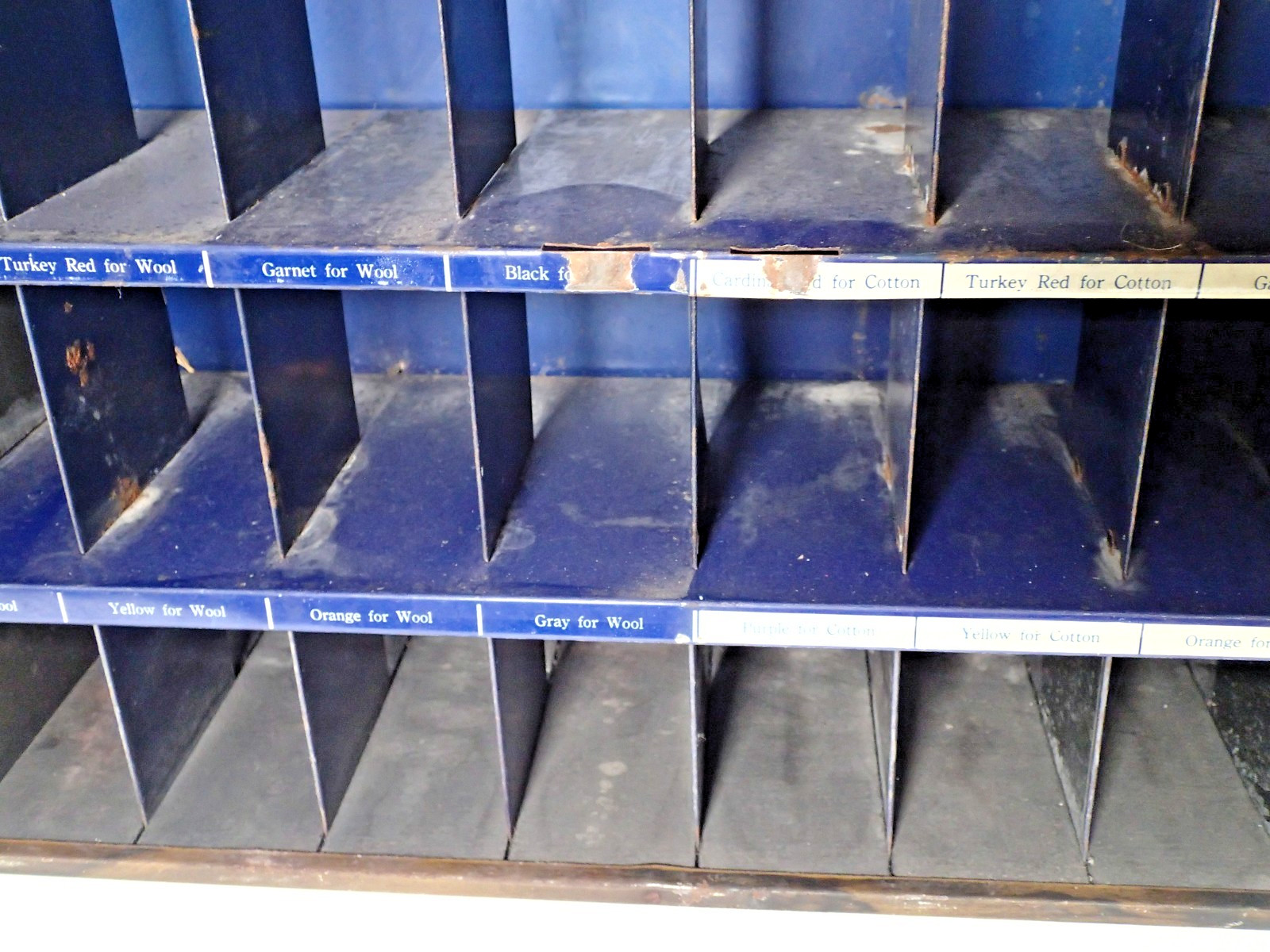 1930’s Diamond Dyes General Store Advertising Cabinet Metal Counter Display