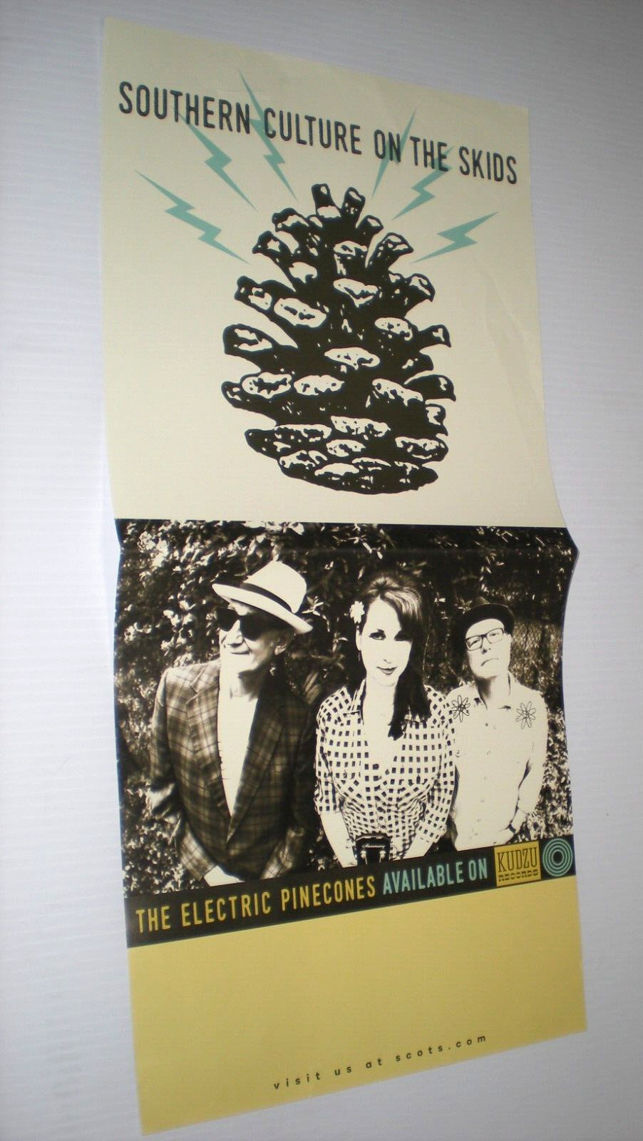POSTER by SOUTHERN CULTURE ON THE SKIDS the electric pinecones band album art b