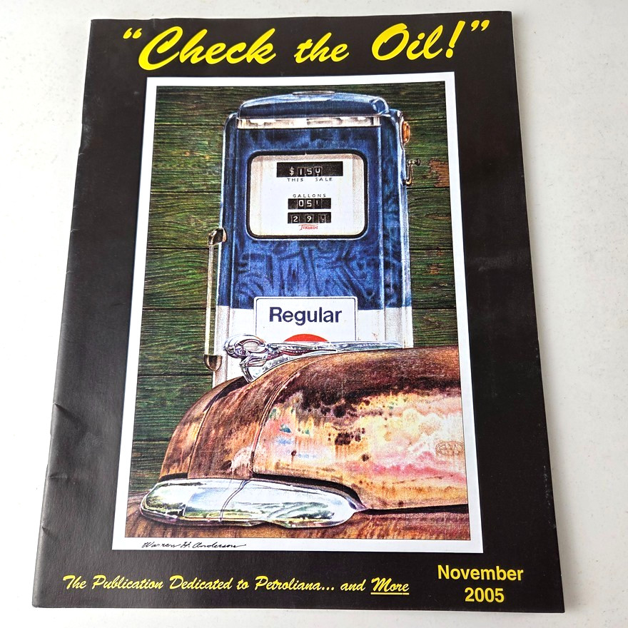 Gasoline Magazine for Porcelain Sign Collecting Texaco Champion Mobil Esso Ads!