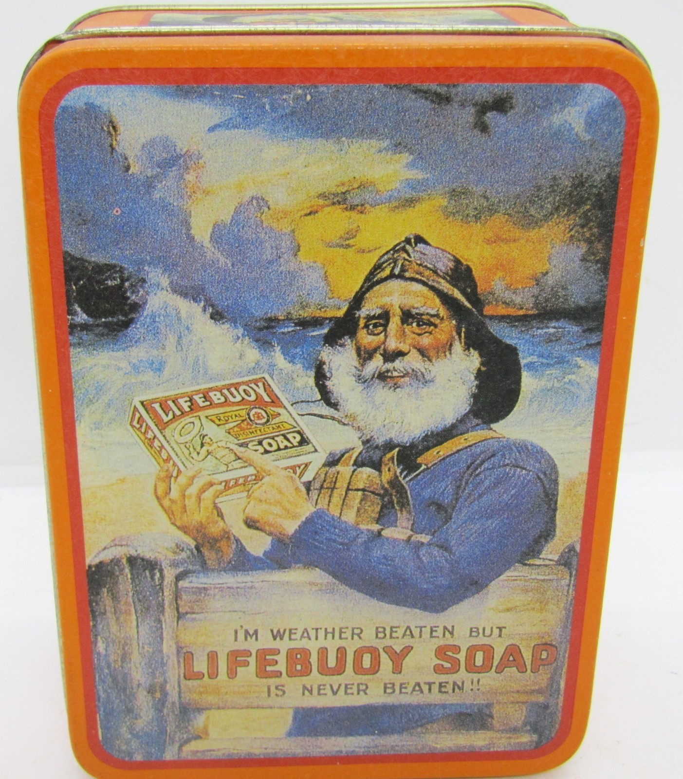 Lifebuoy Soap Metal Tin Box Nostalgic Advertising Bristol Ware Container Empty