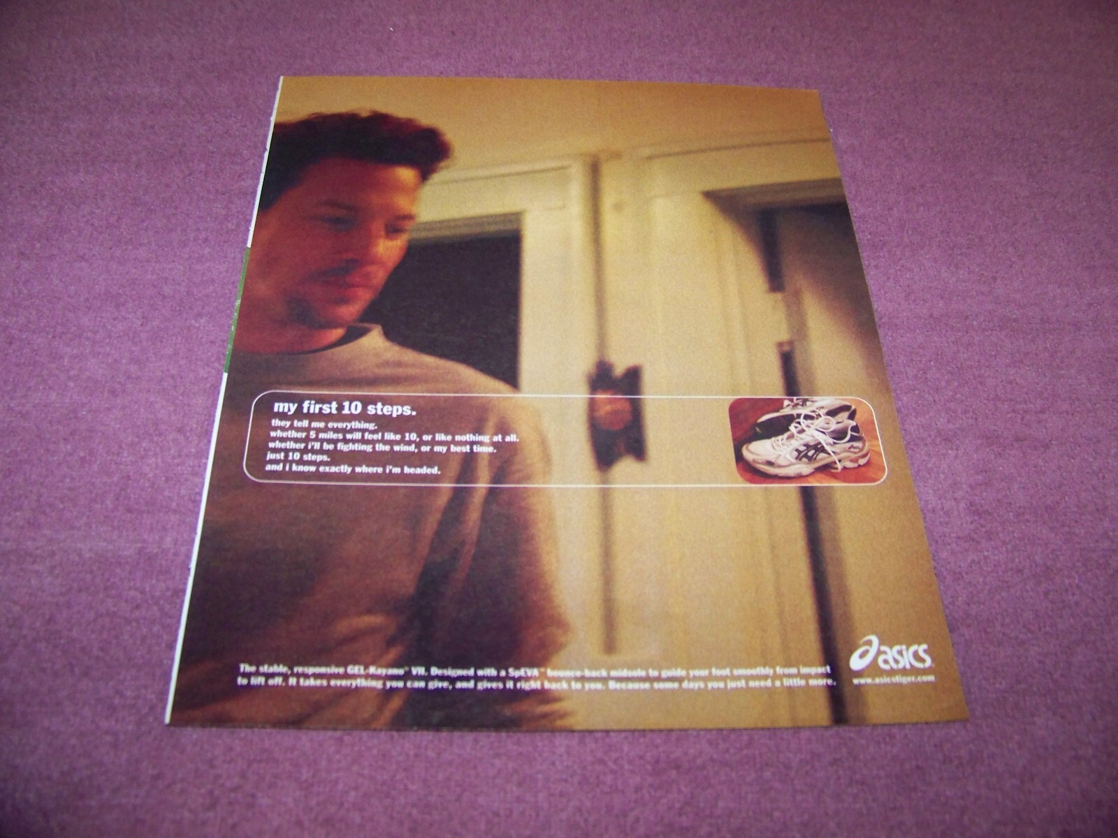 Asics Original Print Ad From Magazine 2001