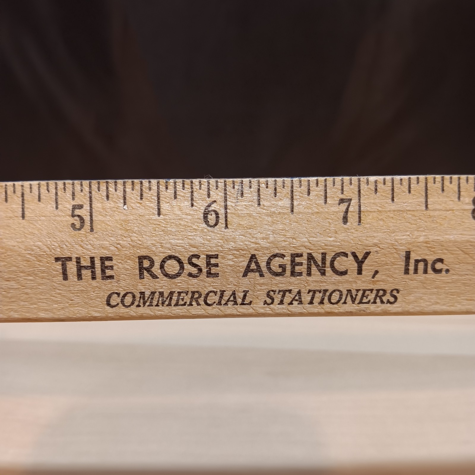 The Rose Agency Inc Durham NC North Carolina Office Supplies Advertising Ruler