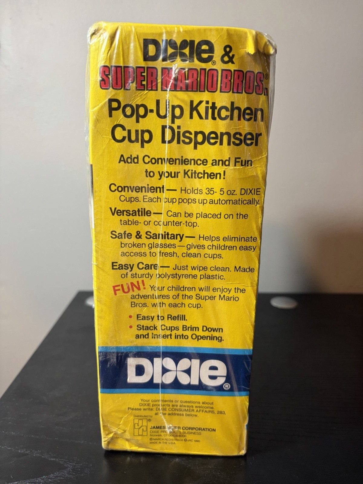 Nintendo Super Mario Bros. Dixie Cups NOS Sealed Vintage 1990