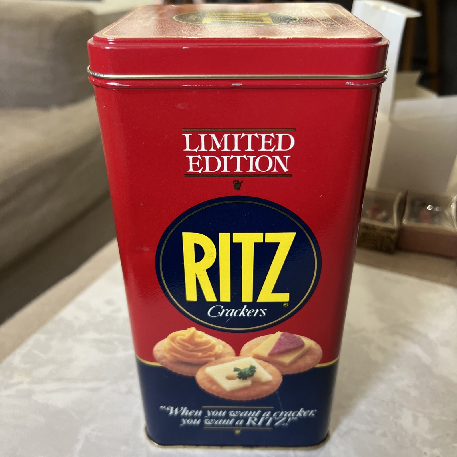 1987 RITZ Crackers Tin Limited Edition
