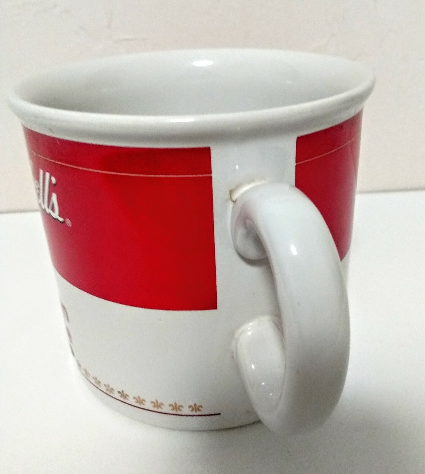 VINTAGE CAMPBELL’S SOUP MUG 1996 TELEFLORA CERAMIC CUP BOWL ORIG 4 1/4″ dia