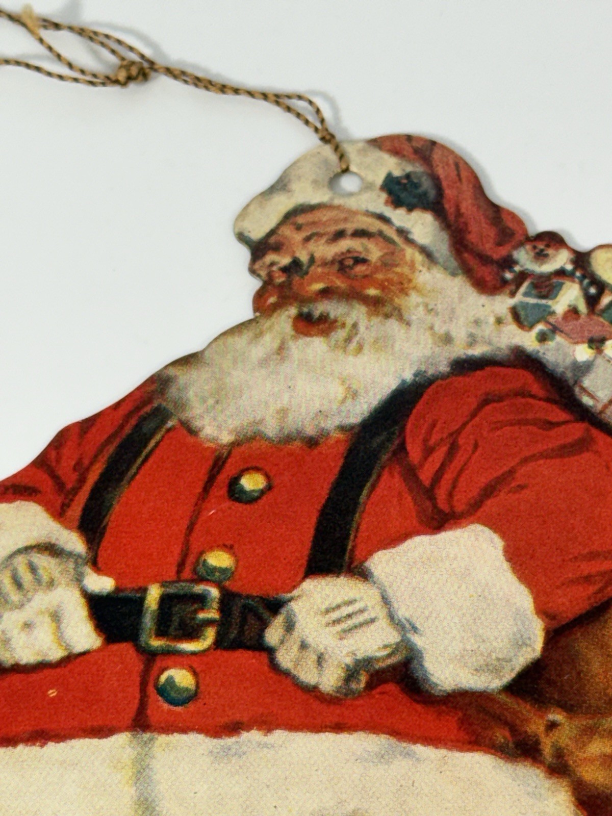 Santa Claus Metropolitan Industrial Christmas Club Bank Paper Ornament Brooklyn