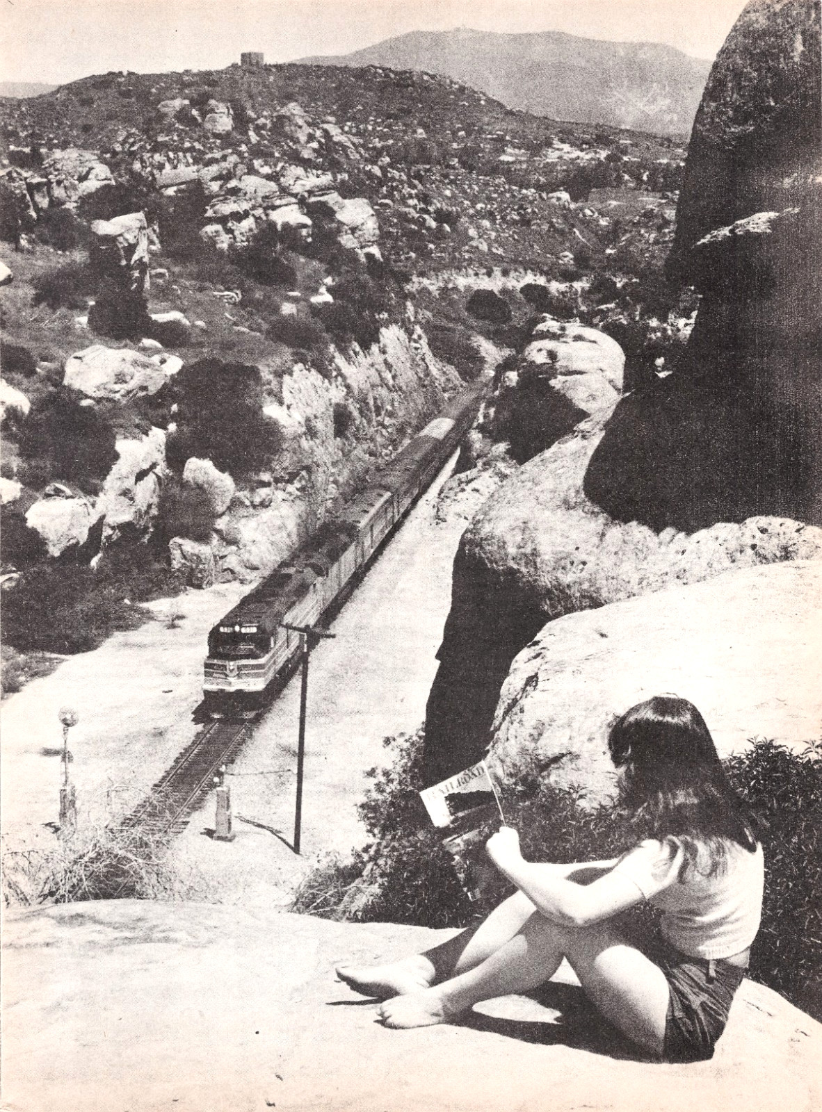 Railroad Promo Barefoot Girl UP E6A 531 + Bonus United Aircraft Corp Turbo Train