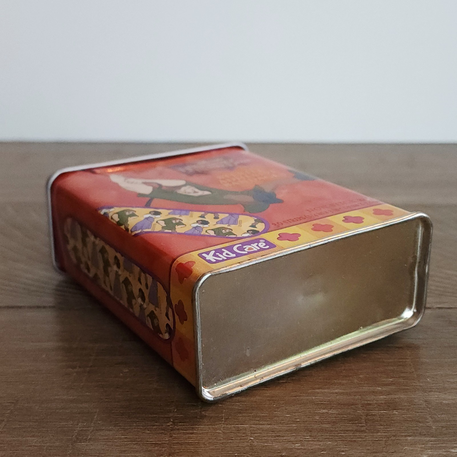 Disney Hunchback of Notre Dame Metal Bandage Band Aid Tin with Bandages Vintage