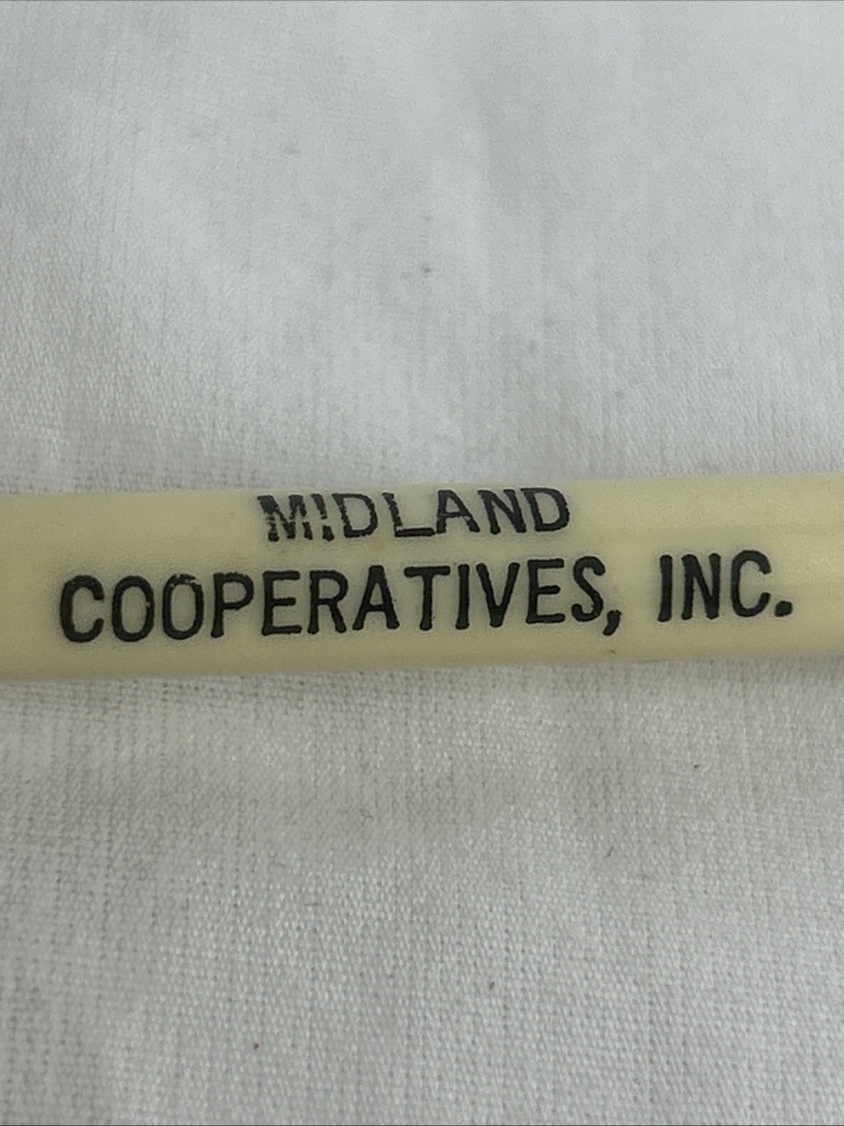 Midland Cooperatives Vintage Advertising Pen Red White