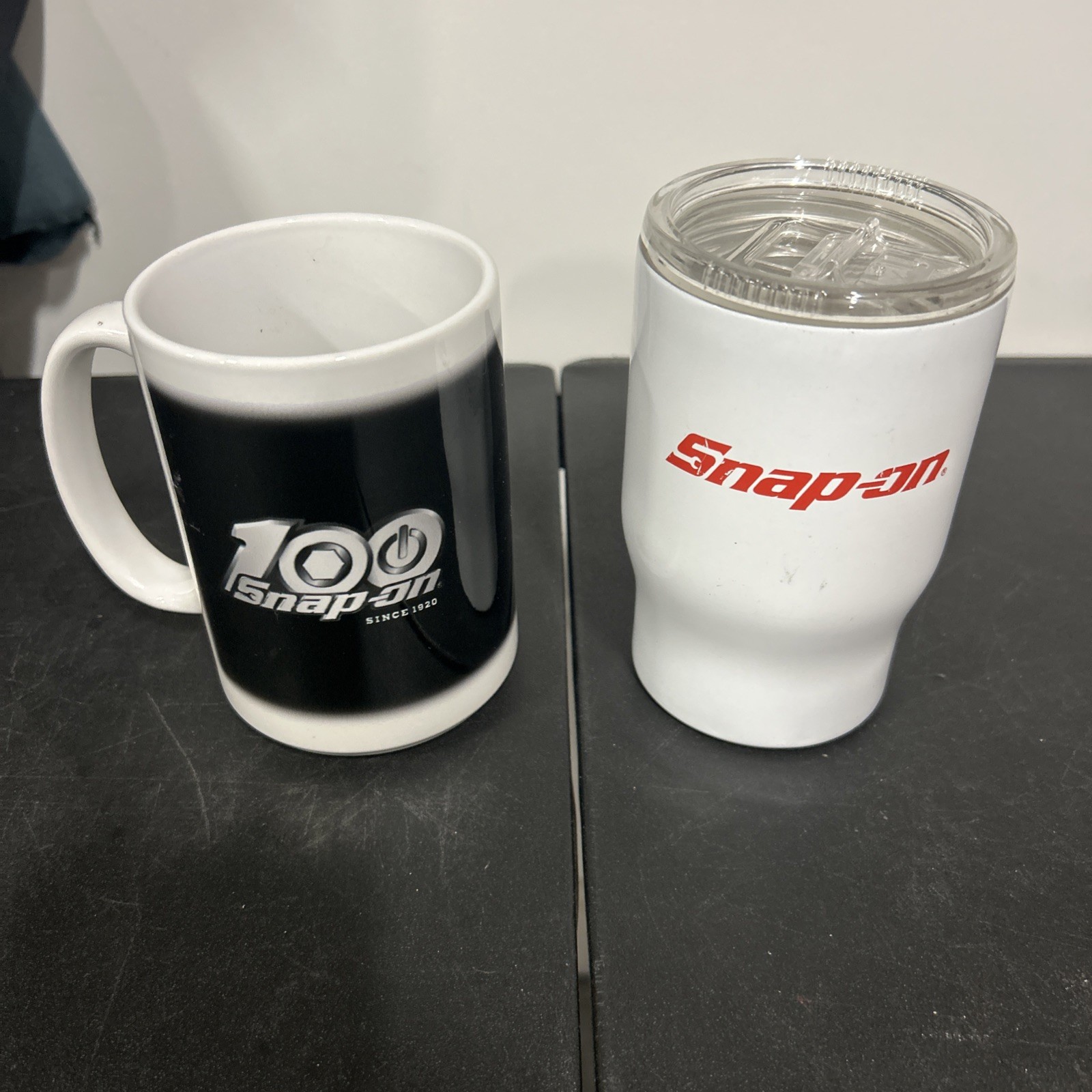 Snap-On Tools Vacuum Insulated Stainless Steel Tumbler Coffee/ 100 year cups