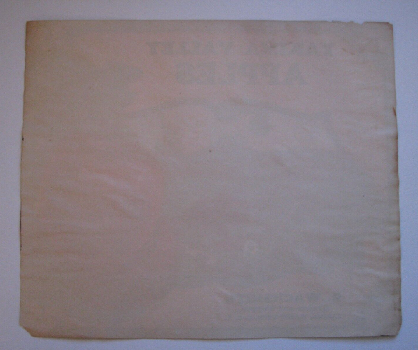 Original rare YAKIMA VALLEY apple crate label Yakima Washington R. Wachsmith