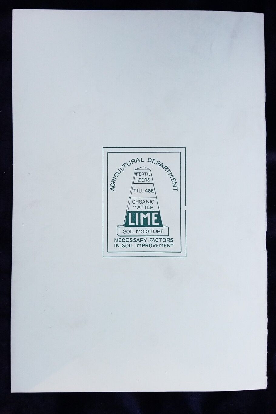1920s Farm Book Clover Failures National Lime Association Agriculture Field Seed