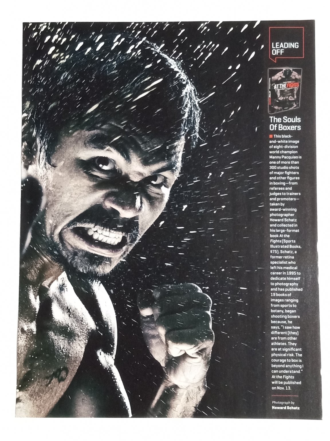 Manny Pacquiao Boxing Magazine Feature Photo by Howard Schatz Sports Illustrated