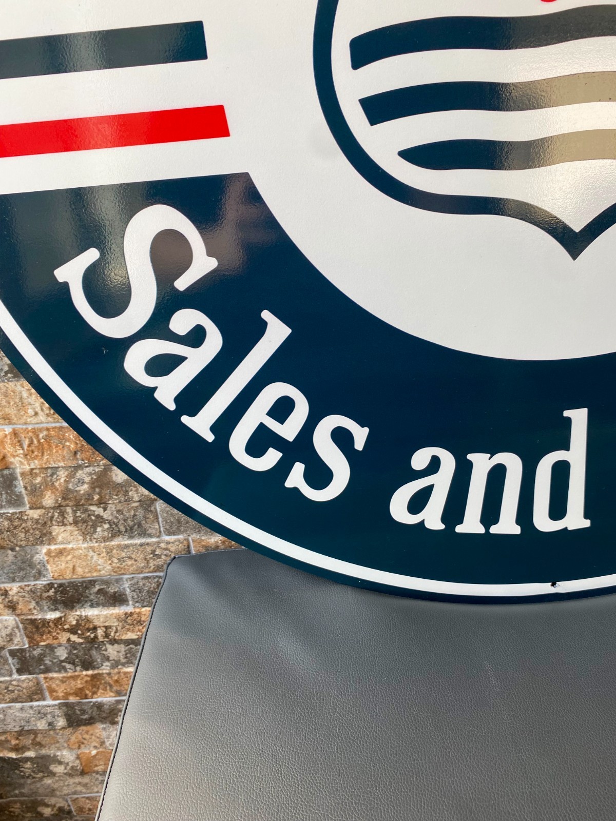 Morris Sales and Service – Vintage Heavy Metal Sign (76 cm / 29.9”)