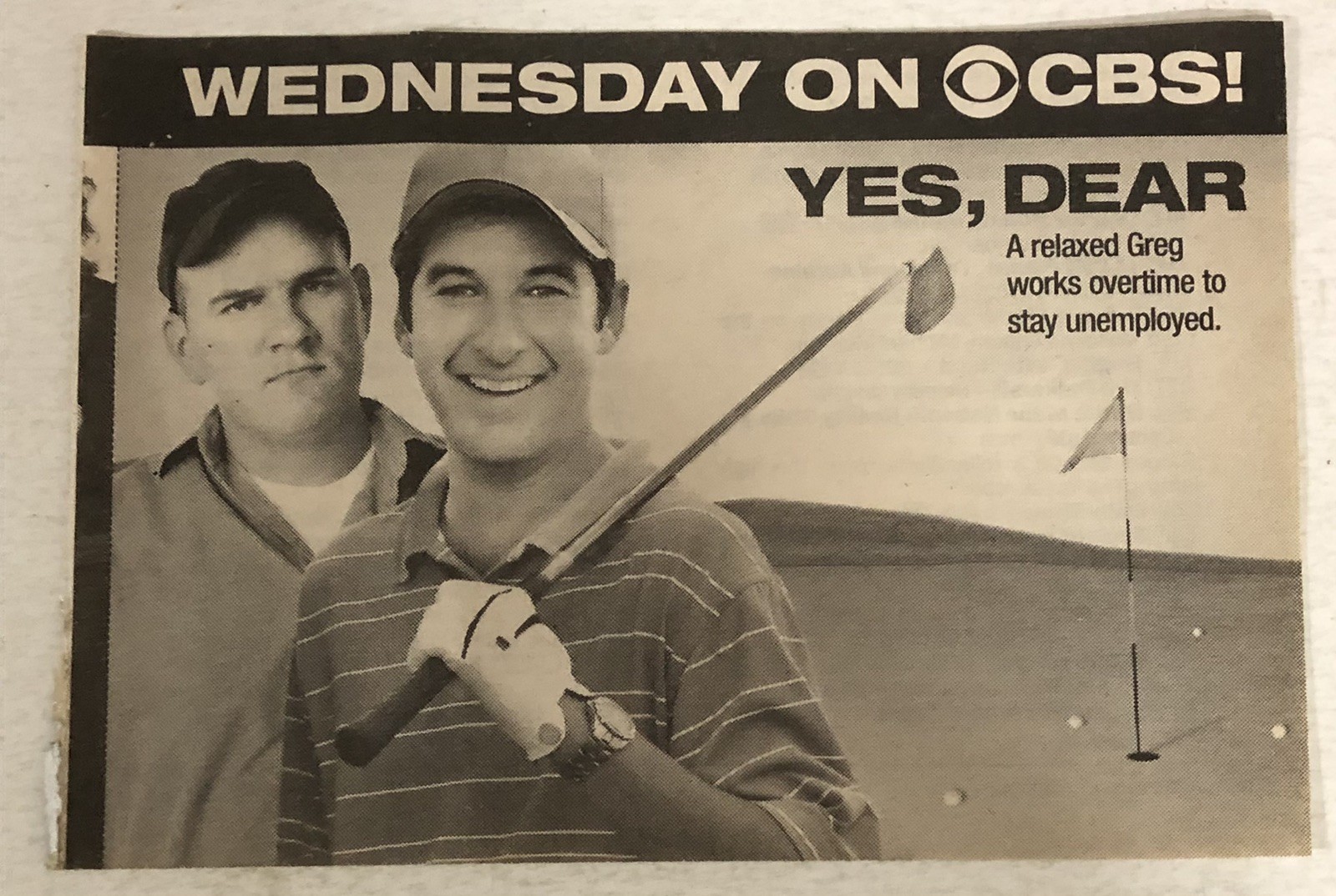 Yes Dear Tv Series Print Ad Anthony Clarke Mike O’Malley TPA11
