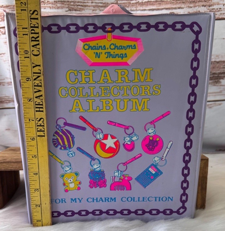 Bell Charms 1980s Vintage 5 Chains Rare 91 Charms Total Charms Collectors Album
