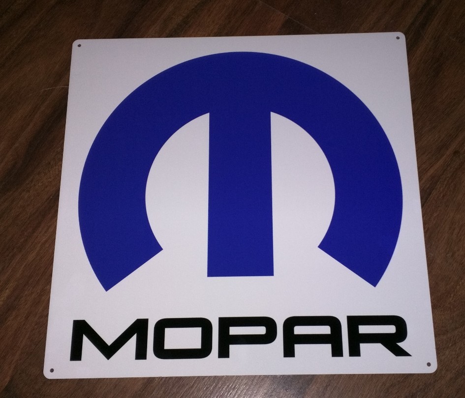 Large 12 by 12 Mopar Wall Sign Chrysler Plymouth Dodge Hot Rod 50035