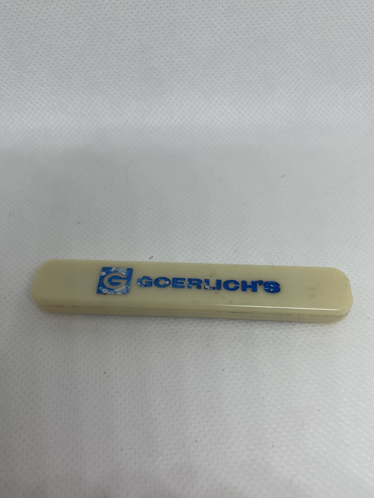 Vintage Goerlichs Exhaust Slide Pocket Knife Frank Montry Advertising Rare