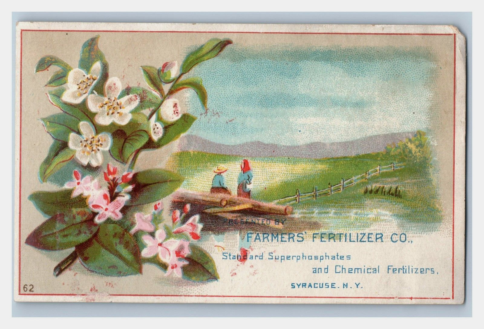 1880s Farmer’s Fertilizer Co. Farm Scene P116