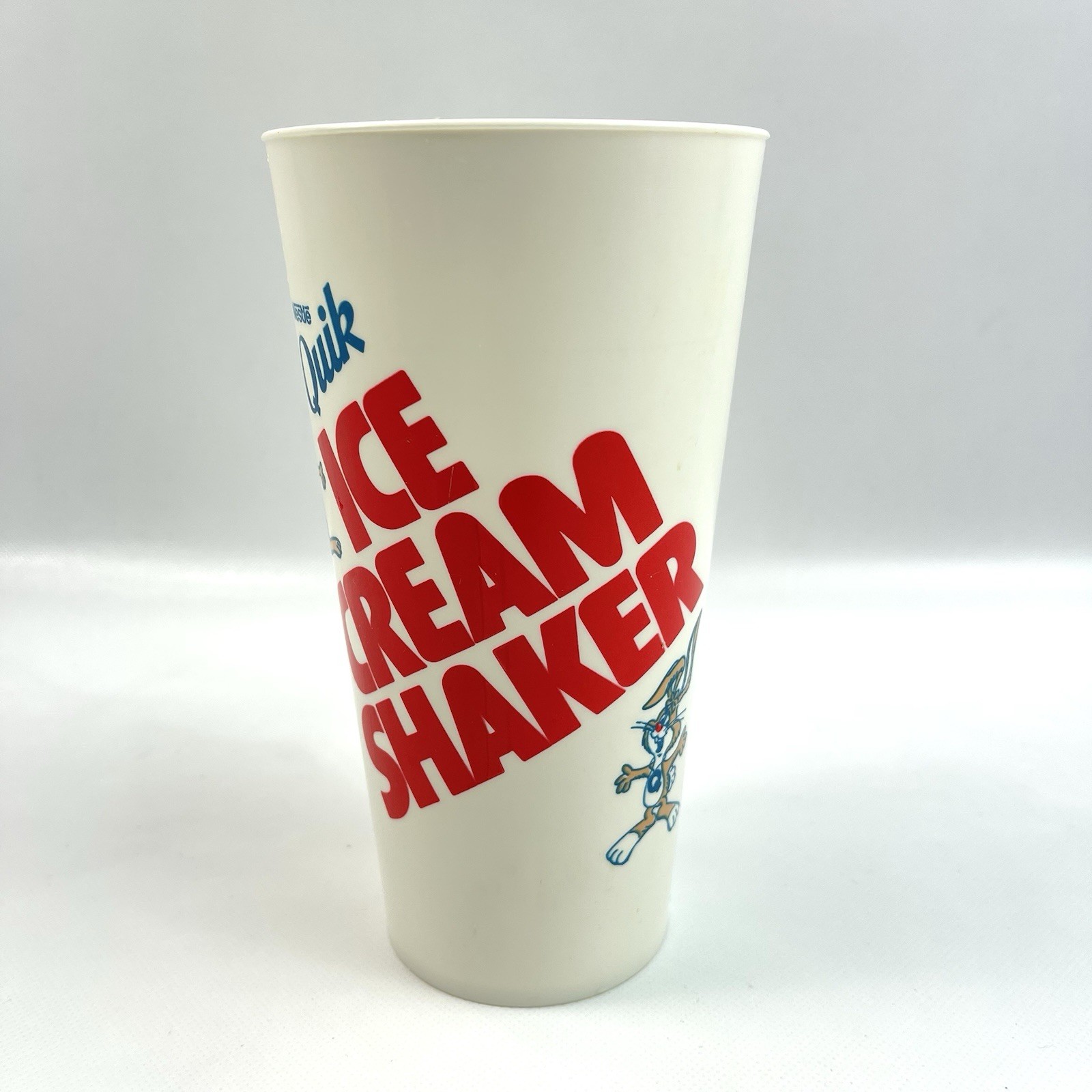 Nestle Quick Ice Cream Shaker Vintage Plastic Drink Cup Quick Shake Recipe