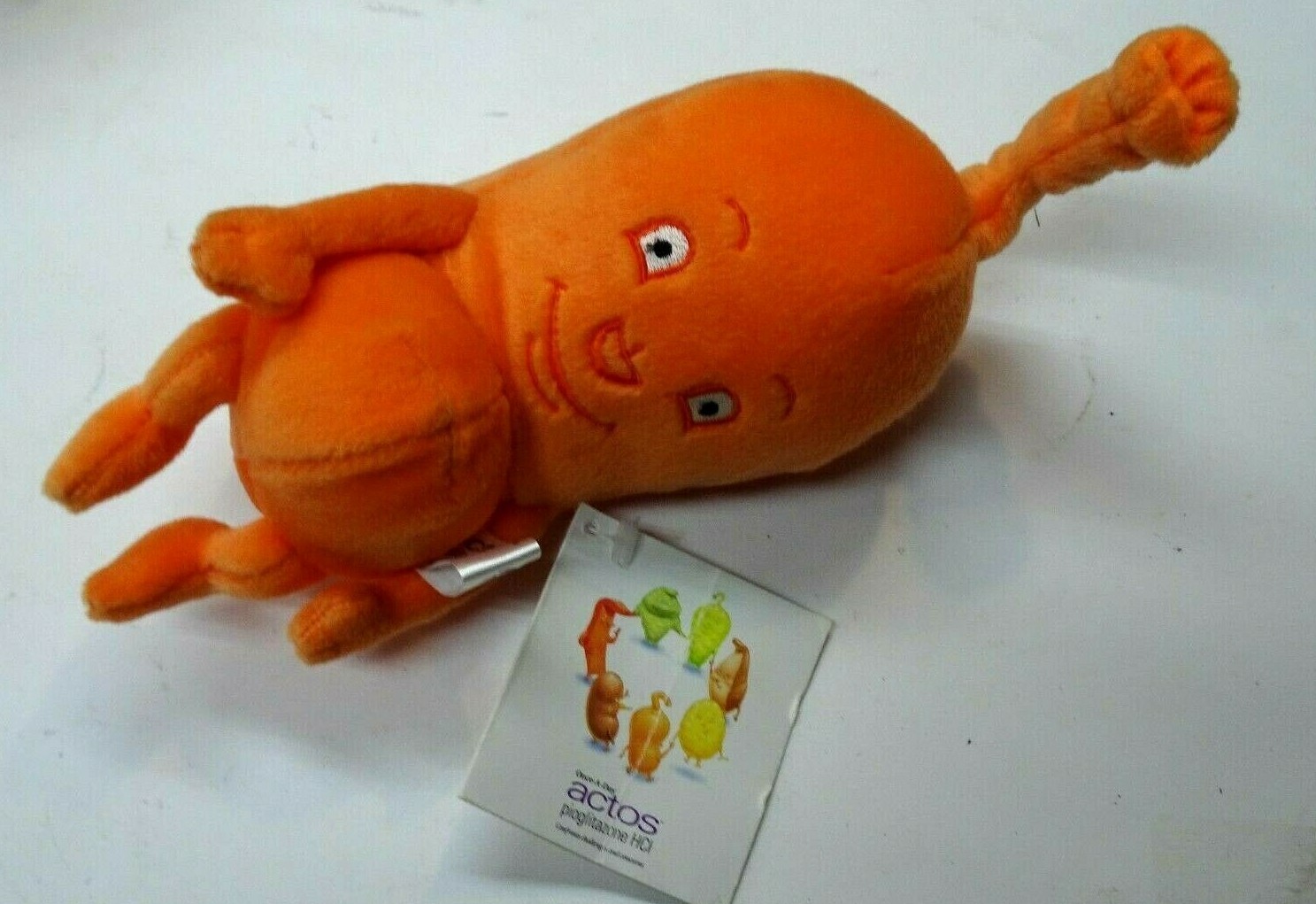 Vintage RARE Actos Promo Pharmecutical Beanbag Gastric Guy w/Tags 8.5″ 1999