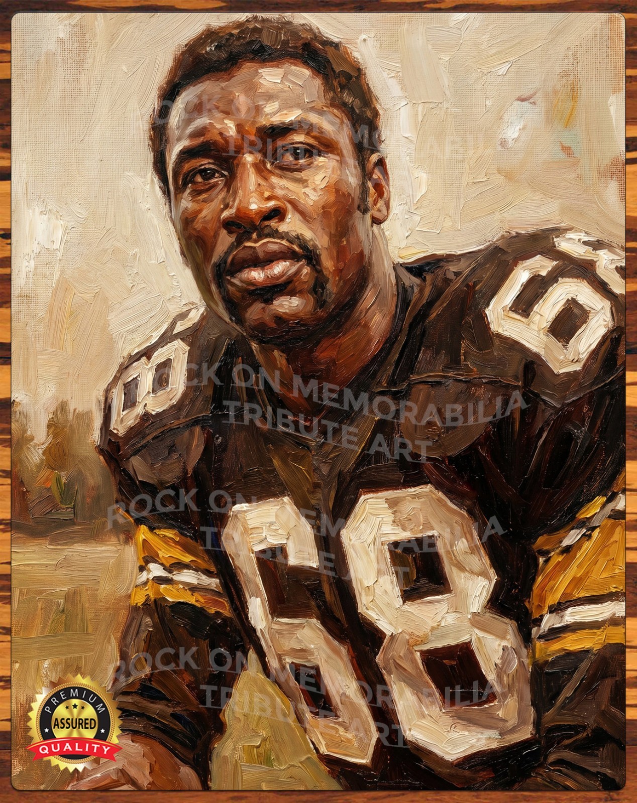 L. C. Greenwood – NFL – Tribute Art – Premium Aluminum Metal Sign 11″ x 14″