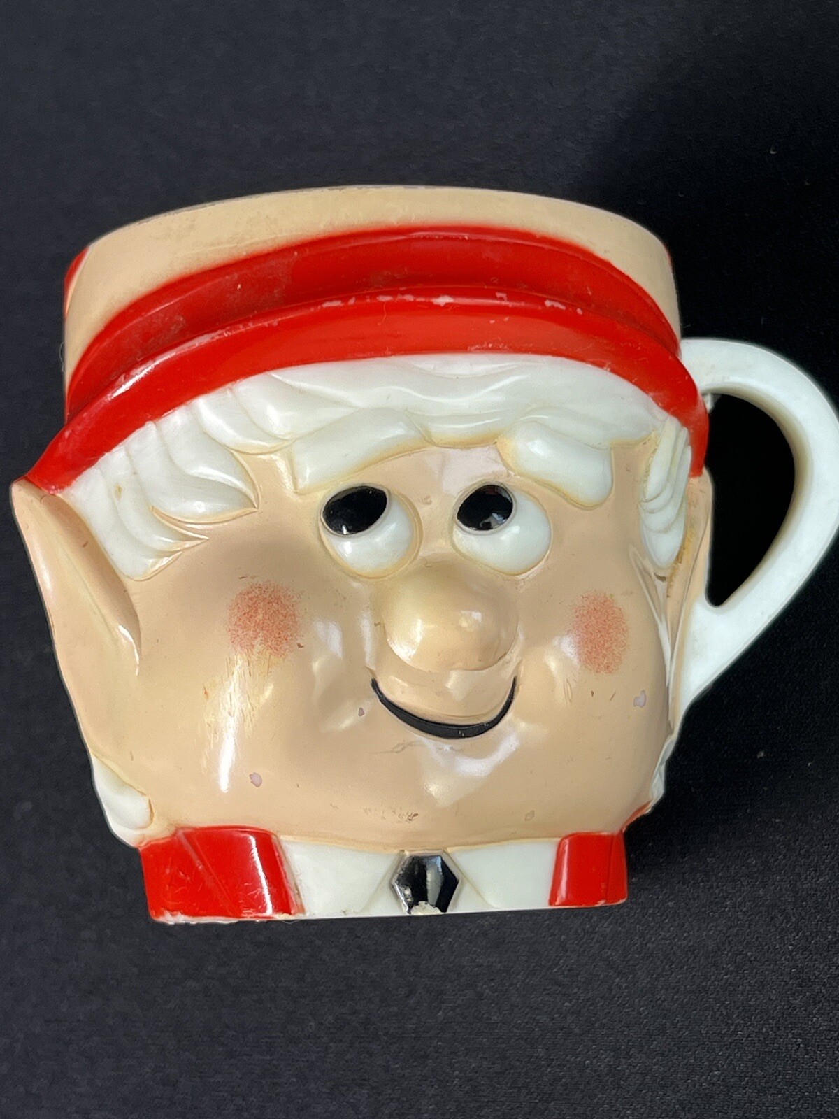 1972 Keebler Company Plastic Elf Cup Kids Mug Drink Cup Food Advertisement