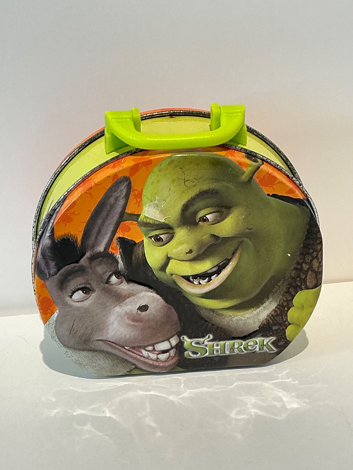 Shrek/Donkey Candy Tin With Handle 2004 Galerie TM Preowned