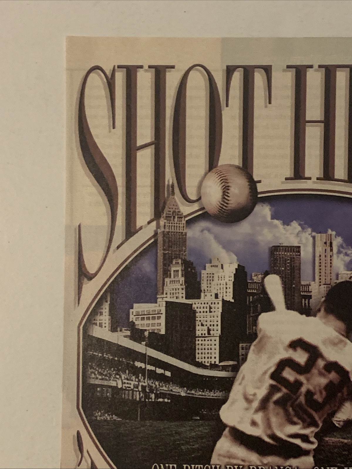2001 HBO Shot Heard ‘Round The World PRINT AD Bobby Thompson VTG 2000s TV Promo