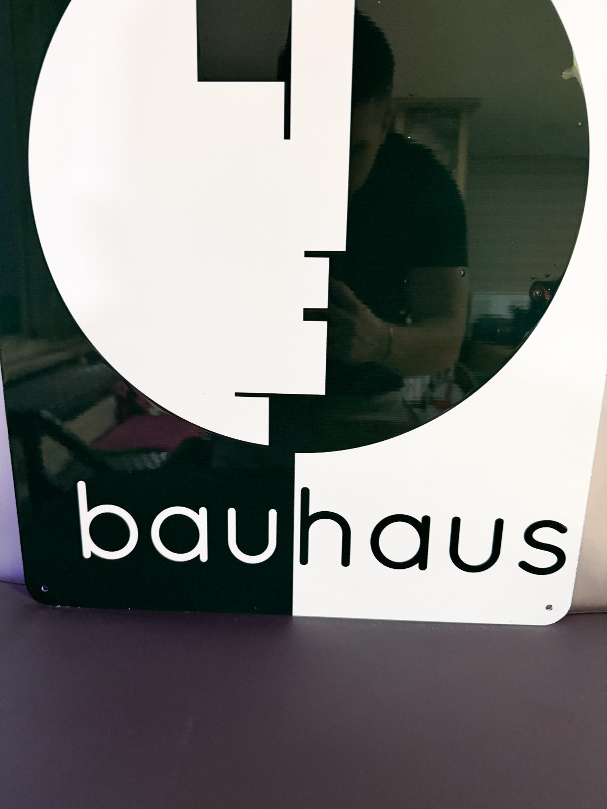 Bauhaus – Minimalist Modern Art Metal Sign – 60 × 40 cm (23.6” × 15.7”)