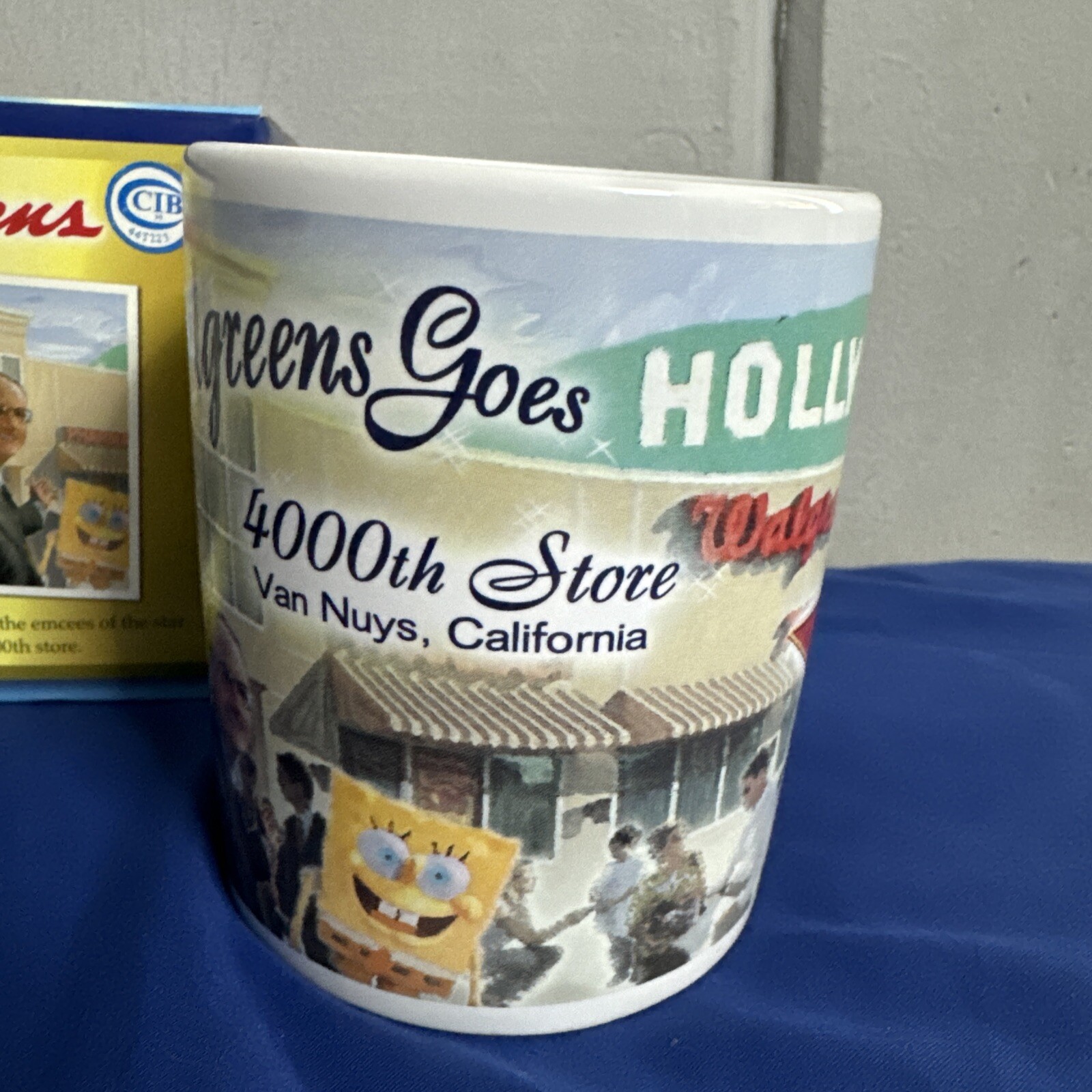 Walgreens 4000th Store Coffee Mug Hollywood Van Nuys California 2003 w/COA