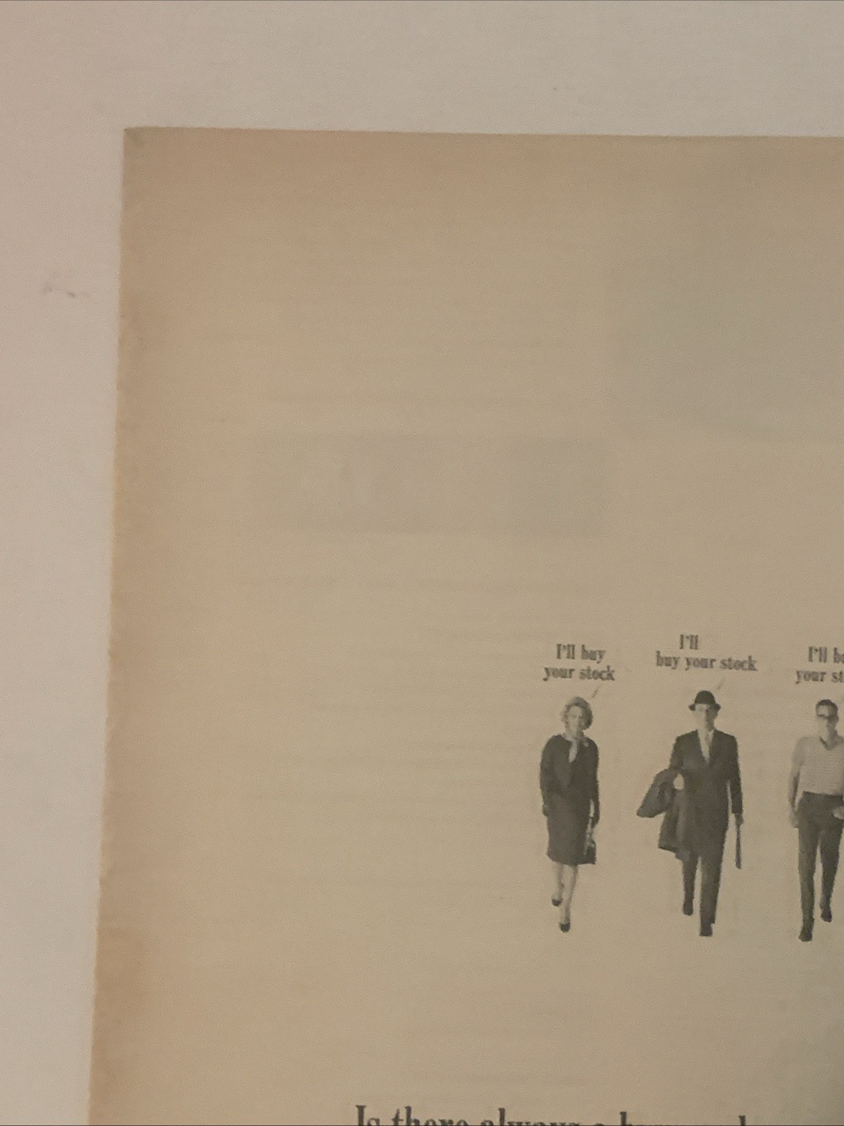 1963 Members New York Stock Exchange PRINT AD Always Buyer Your Stock VTG 1960s