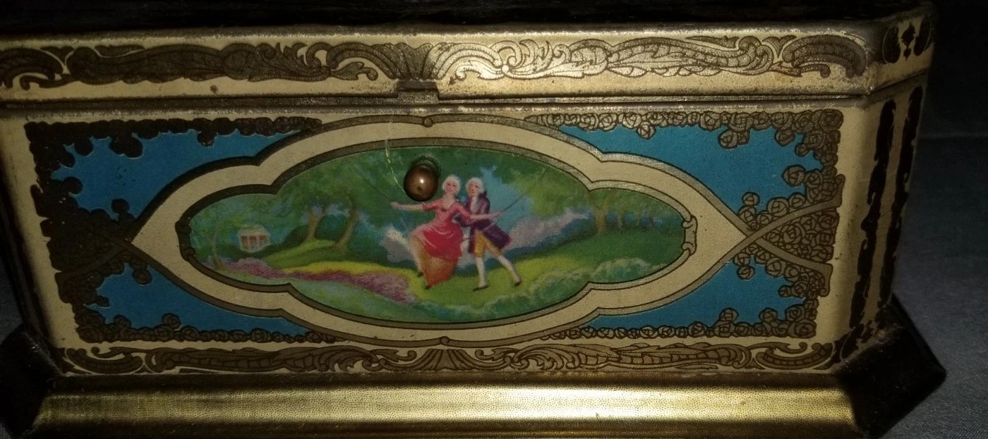 Artstyle Chocolate Antique Tin Box