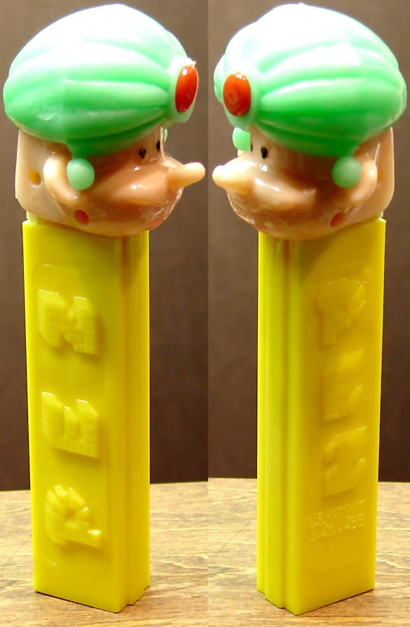 OLD MAHARAJAH CHARACTER TOY PEZ ADVERTISING CANDY DISPENSER