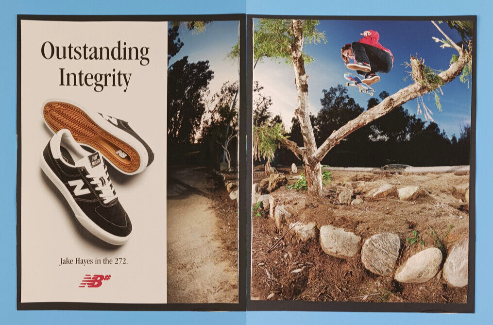 2024 New Balance Skateboarding 272 Shoes with Jake Hayes Print Advertisement