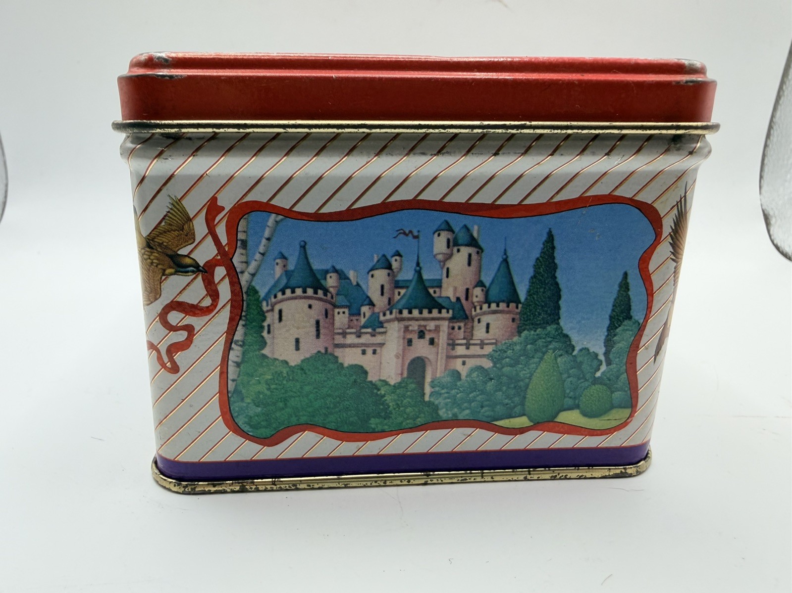 Celestial Seasonings Peppermint Herb Tea Tin Empty Box 1985 Vintage Collectible