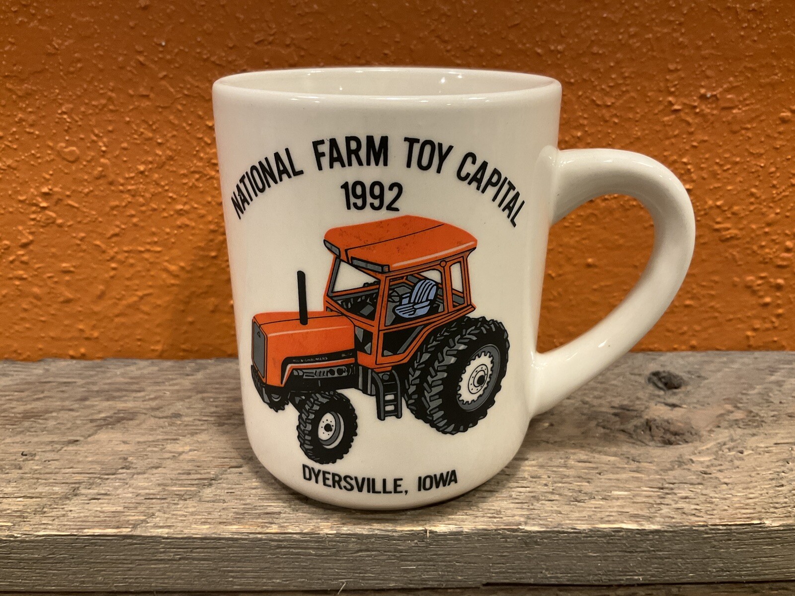 National Farm Toy Capital Coffee Mug Cup 1992 Dyersville Iowa, Farmall