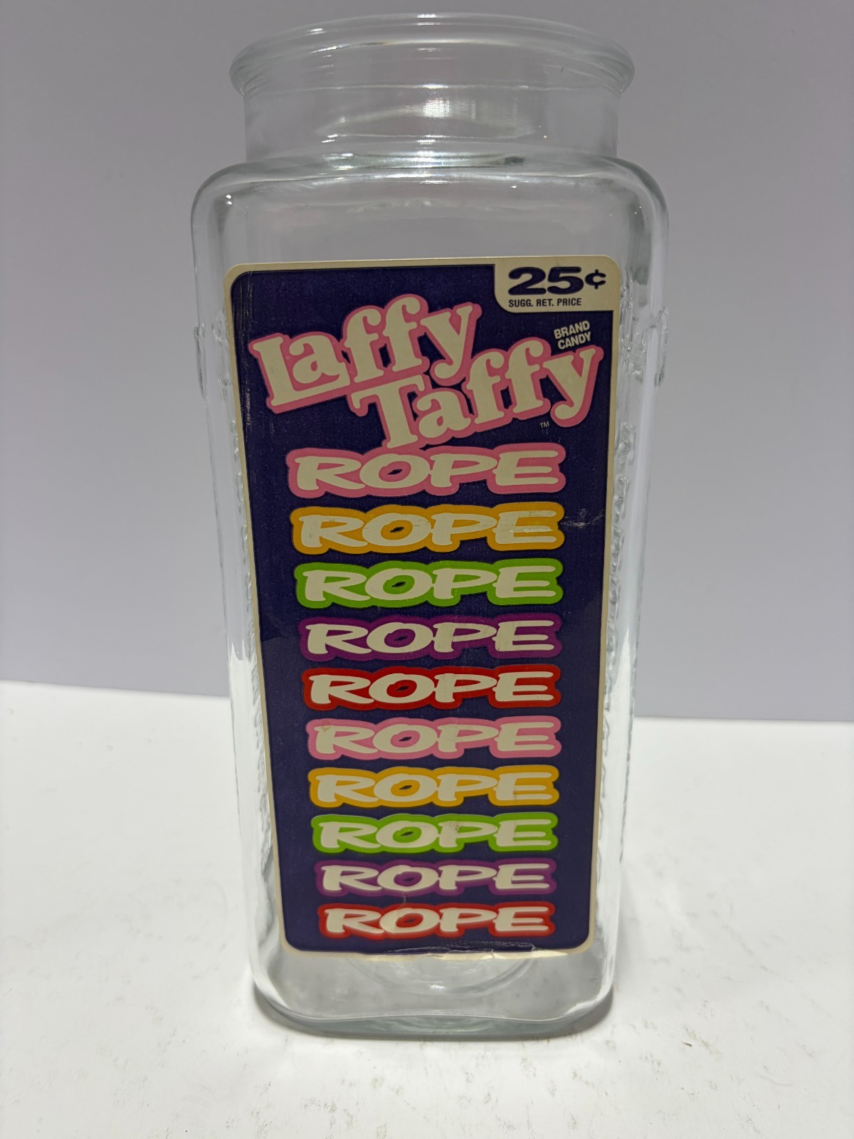 Laffy Taffy Rope Display Jar 10.5″ Tall