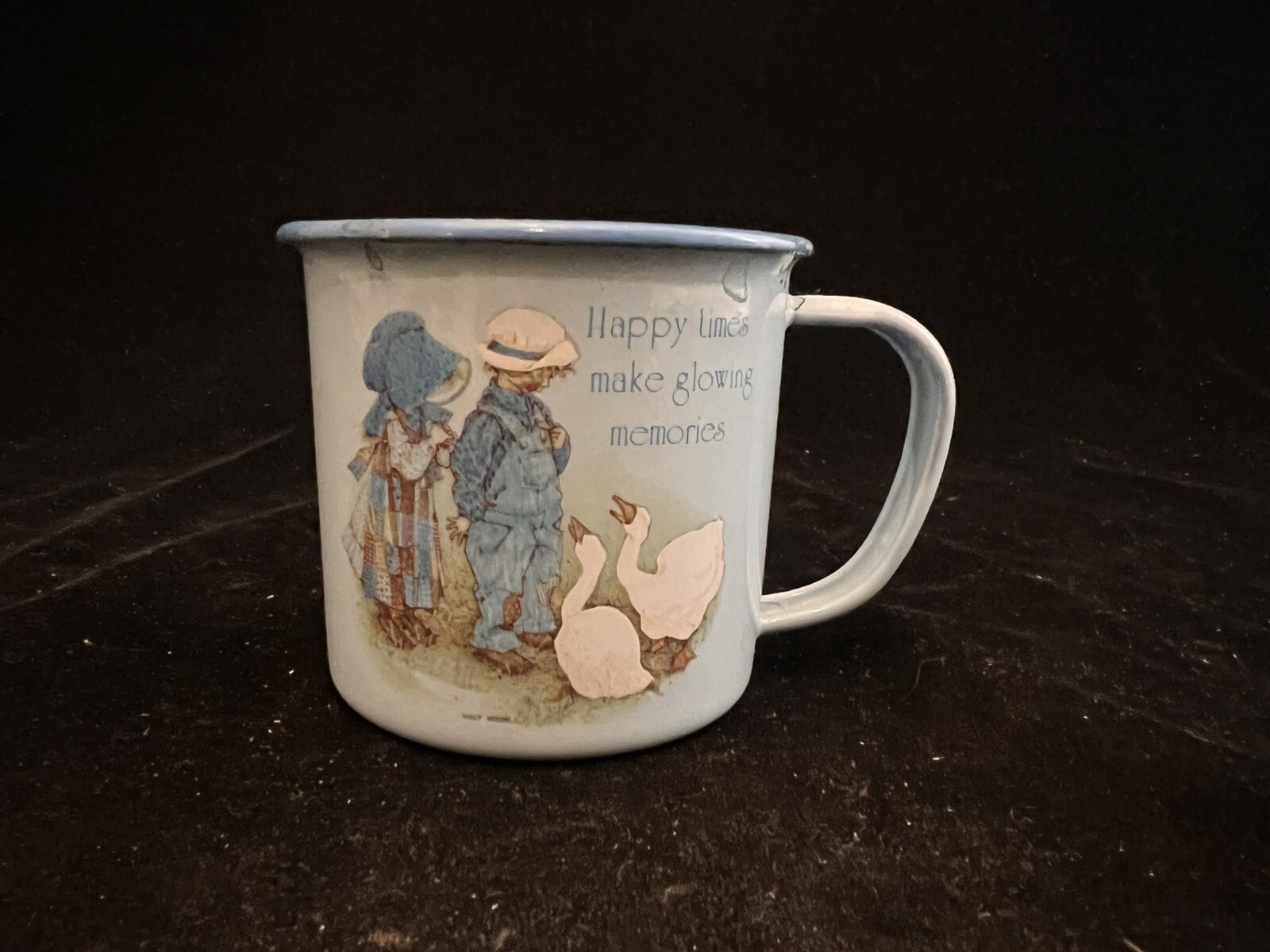 Holly Hobbie “Blue Girl” Tin Cup
