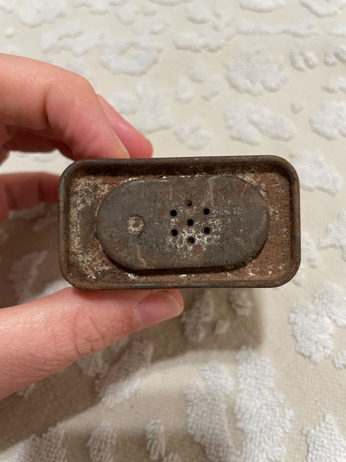 NJC Pure Food Spanish Paprika Paper Body Metal Top Spice Tin As Seen