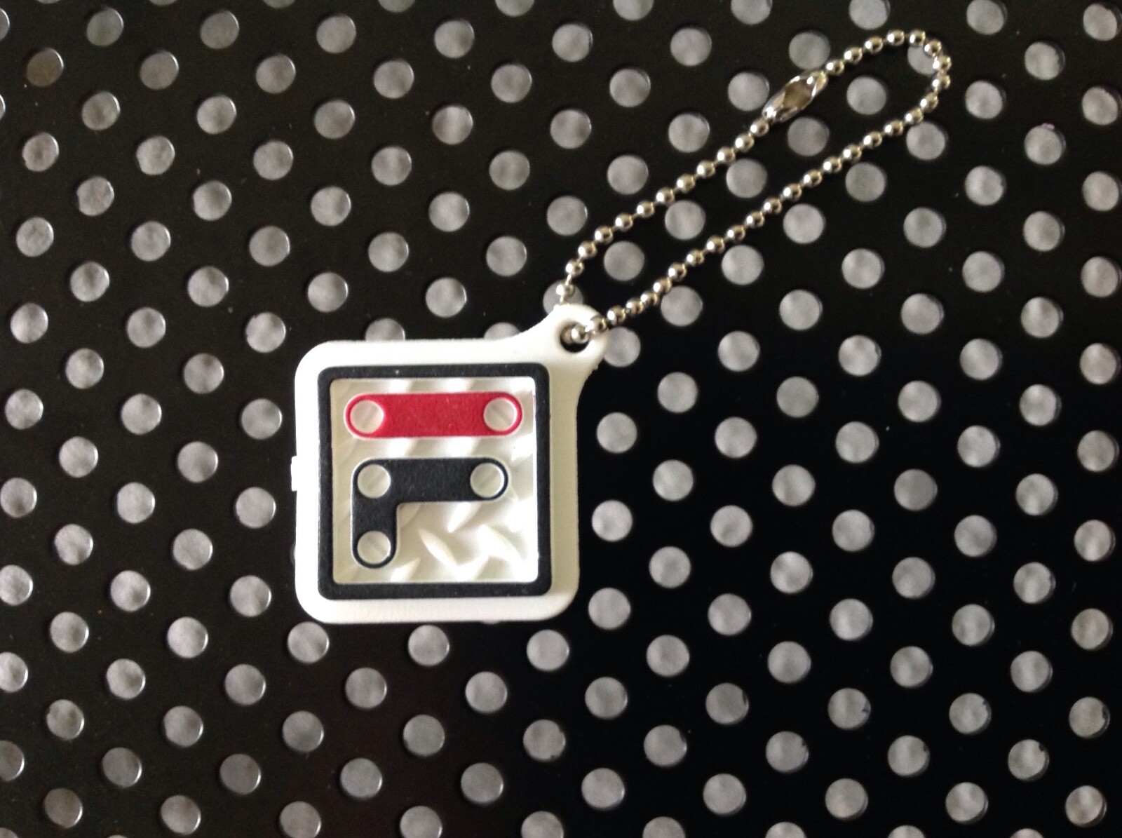 FILA Authentic VINTAGE FX-100 High Top Rubber Ad Keychain Hypebeast