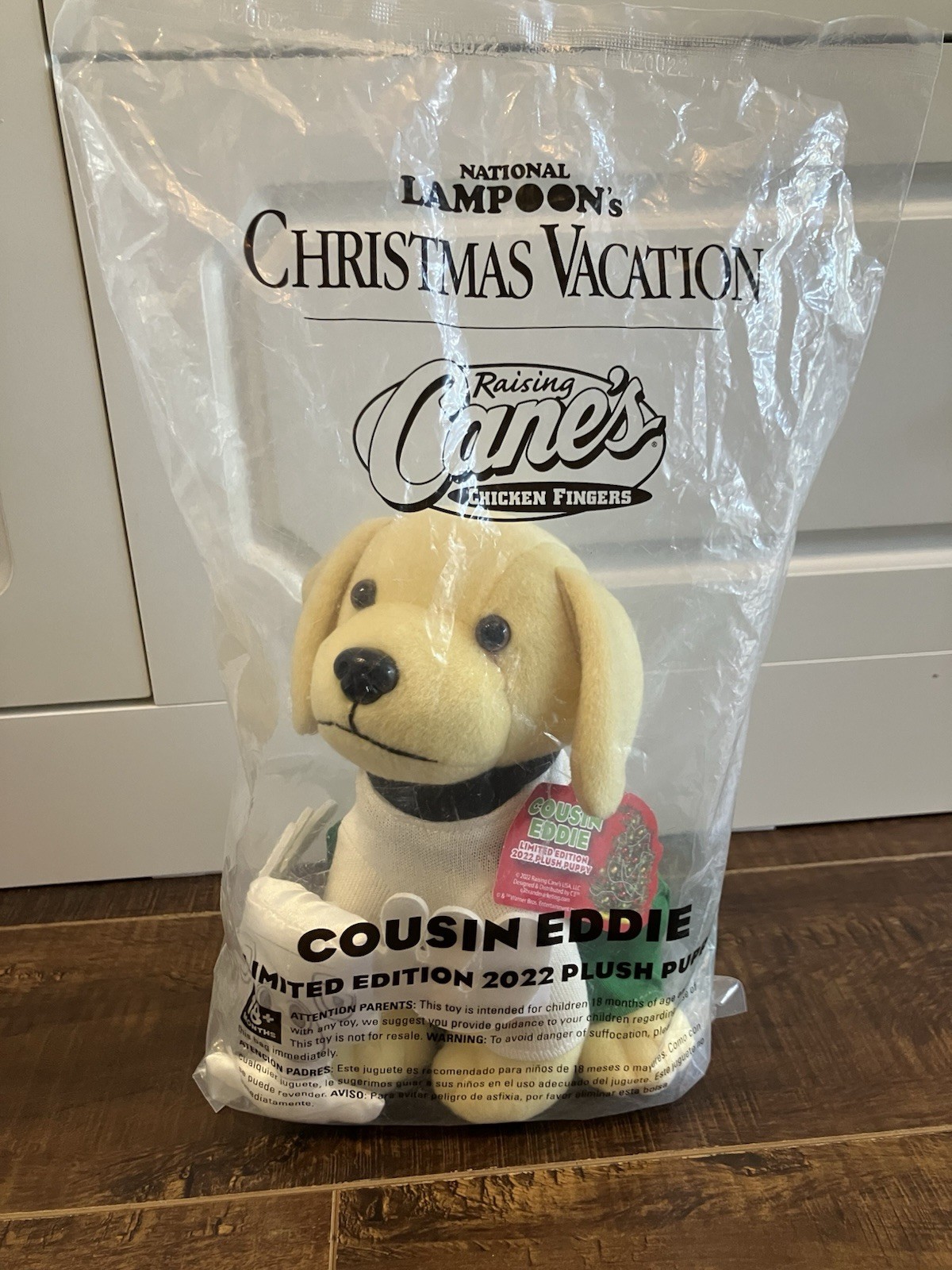 Raising Cane’s Cousin Eddie Plush 2022 National Lampoon Christmas Vacation NEW