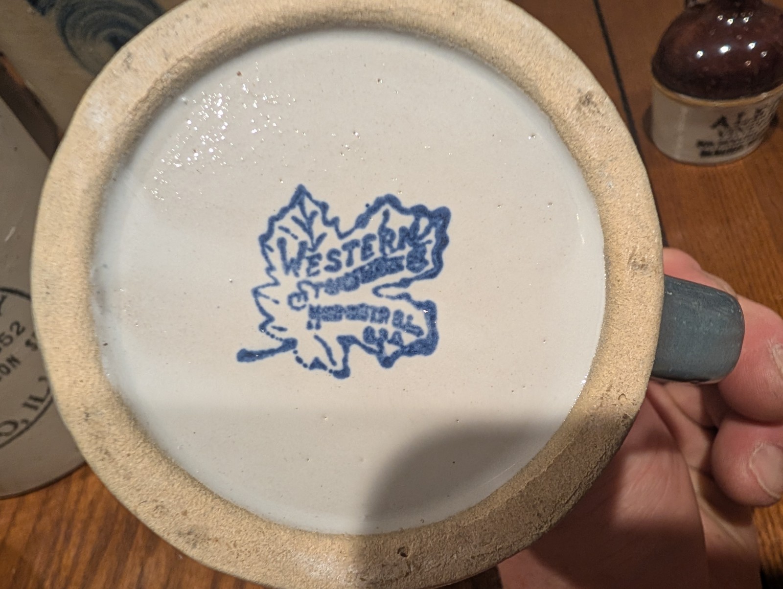 1982 Red Wing Collectors Society Convention Cherry Band Mug NICE!